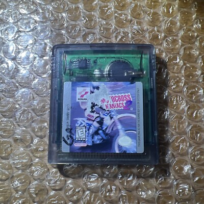 Motocross Maniacs 2 (GameBoy Color, 1998) Authentic Cartridge Only Tested