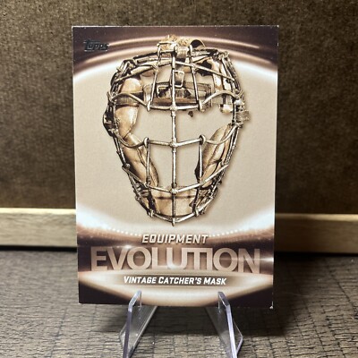 2019 Topps Series 1 Evolution #EO-22 Catcher's Mask Evolution of Equipment