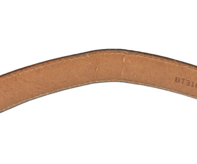 Fossil Genuine Leather Belt Solid Brass Buckle Women display picture 2