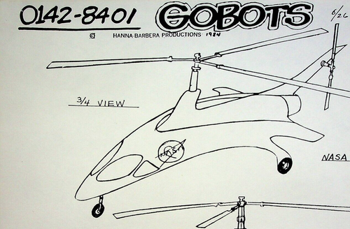 Challenge of the GoBots 1984 copia de producción modelo celda Hanna-Barbera Productions - Imagen 2 de 2
