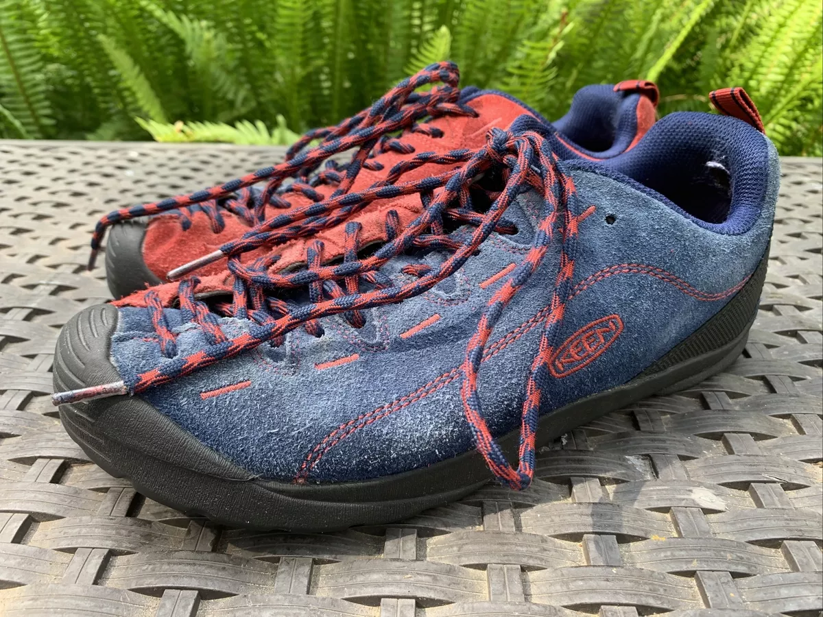 Keen Jasper Womens Two Tone Suede Rock Climbing Hiking Trail Shoes Comfort Sz 10