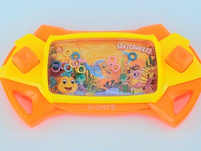 Relaxing Water Game with Orange color and 7 inches size for +3 age