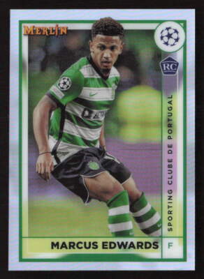 2023 Topps Chrome Merlin UEFA #126 Marcus Edwards Refractor RC