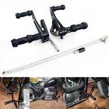 Full Sets Forward Control Footpegs For HONDA VT 600 Shadow VLX 1988-2007 Black