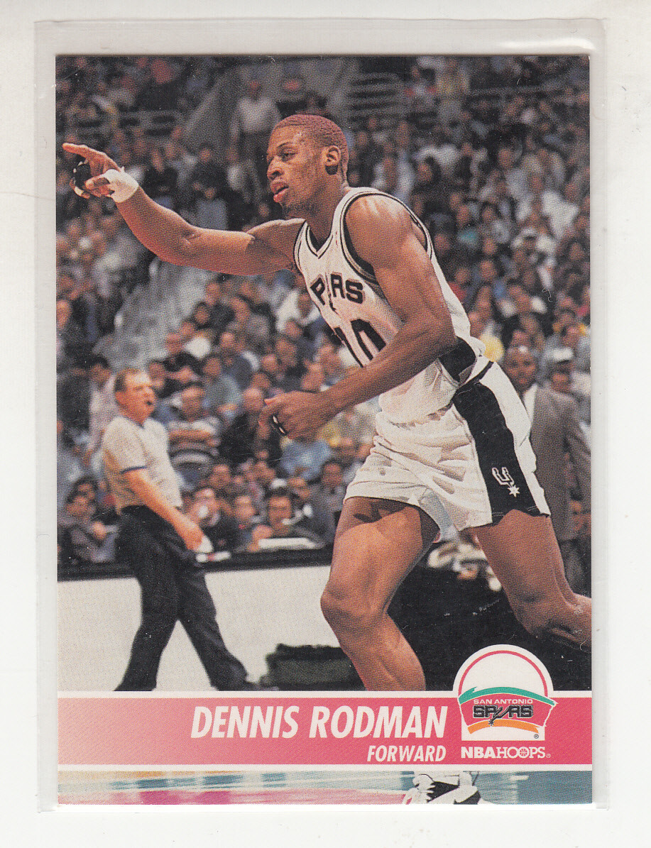 DENNIS RODMAN 1994-95 Skybox NBA Hoops #197 San Antonio DENNIS RODMAN 1994-95 Skybox NBA Hoops #197 San Antonio