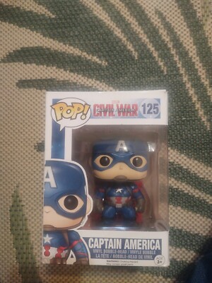 Funko Pop Marvel Civil War CAPTAIN AMERICA #125 Vinyl