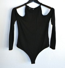 Paige Cold Shouldered Siana Bodysuit, Black, Small