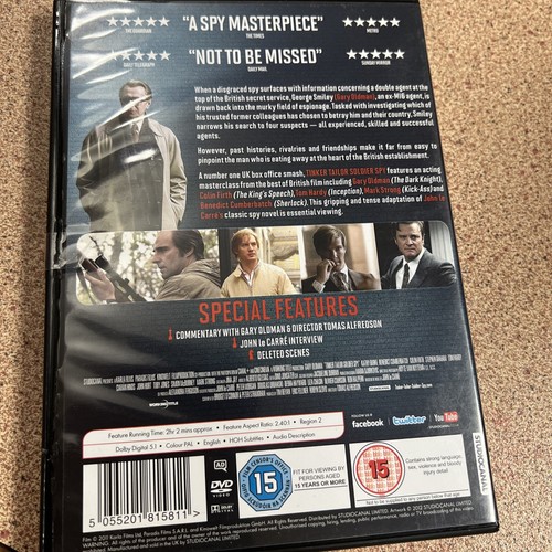 Tinker Tailor Soldier Spy DVD Thriller & Mystery (2012) Colin Firth(b46/10)freep - Picture 2 of 2