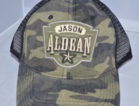 Jason Aldean Burnin It Down Camo Trucker Hat Distressed Look Jason Aldean Burnin It Down Camo Trucker Hat Distressed Look