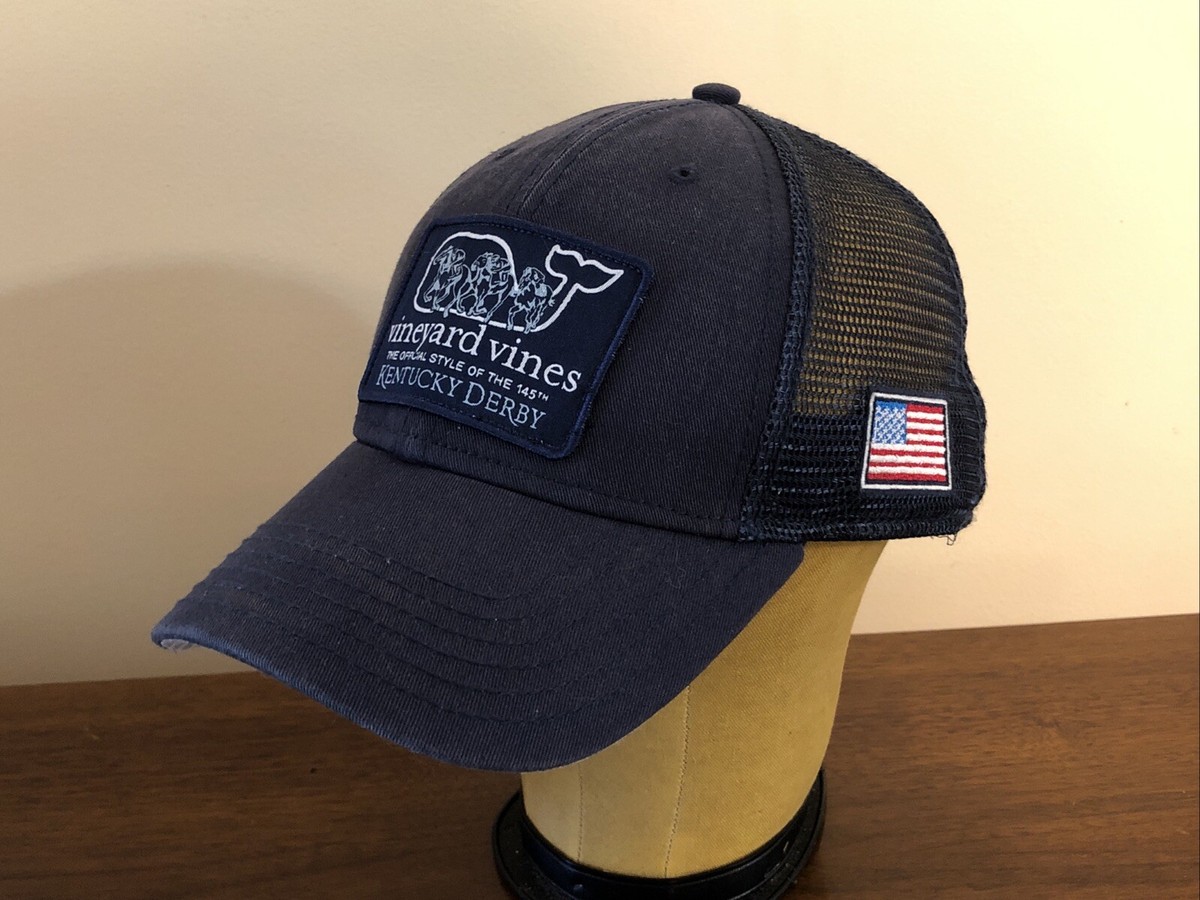 Vineyard Vines 145th Kentucky Derby Navy Blue Solid Hat Cap 2019