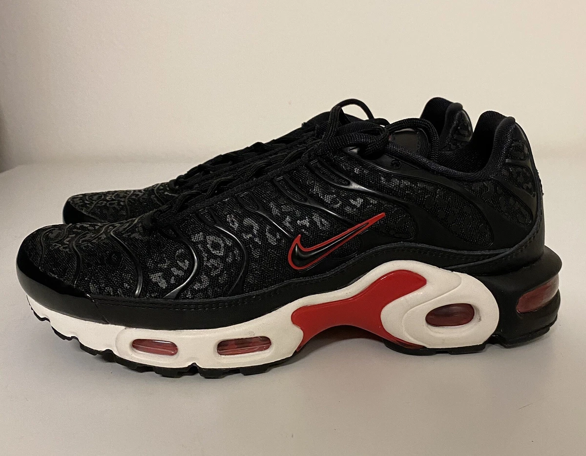 Nike Air Max Plus PRM Red Women's Sz 7.5 Tuned TN Leopard Cheetah | eBay