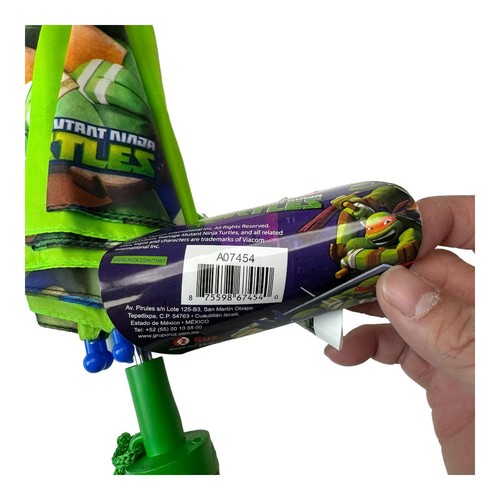 TEEMAGE MUTANT NINJA TURTLES umbrella Molded Umbrella for Kids (GREEN) - Picture 8 of 8