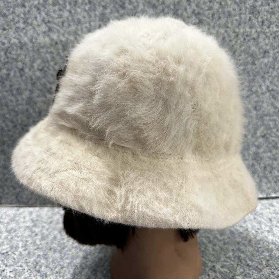 Sombrero de cubo Kangol Furgora para mujer pequeño gorra peluda hip hop mariposa prendedor CAO1474 Foto 3 de 4