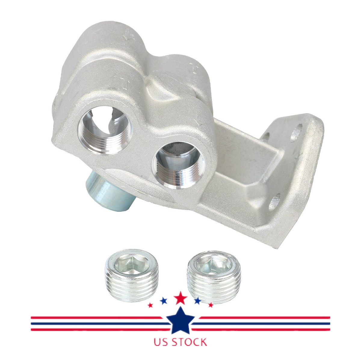 WIX Filters Remote Oil Filter Mount 13/16-16 Dual Inlet/Outlet WIX Filters Remote Oil Filter Mount 13/16-16 Dual Inlet/Outlet