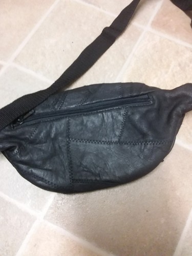 Leather Bum Bag And Leather Attachment Bag And Belt - Picture 3 of 5