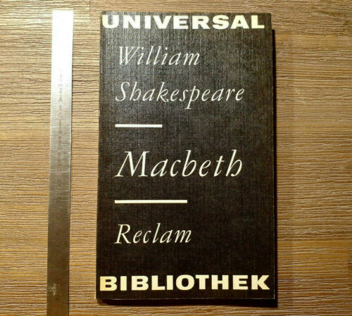Macbeth, Shakespeare, original 1970er, DDR, Tragödie, Klassiker, Rarität - Bild 1 von 11