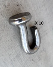 10 pc Quik Grip By Security QG20098 Tire Cross Chain Swivel Hook 7/0 SC, 9/0 CC