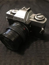 Parts Only MINOLTA XG-A with 50mm  1:1.7 Lens +  135mm Lens