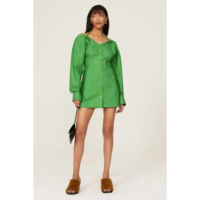 【関税込み】Nanushka グリーン Alyssa ミニドレス Nanushka Alyssa Mini Dress Green Womens Size XS | eBay
