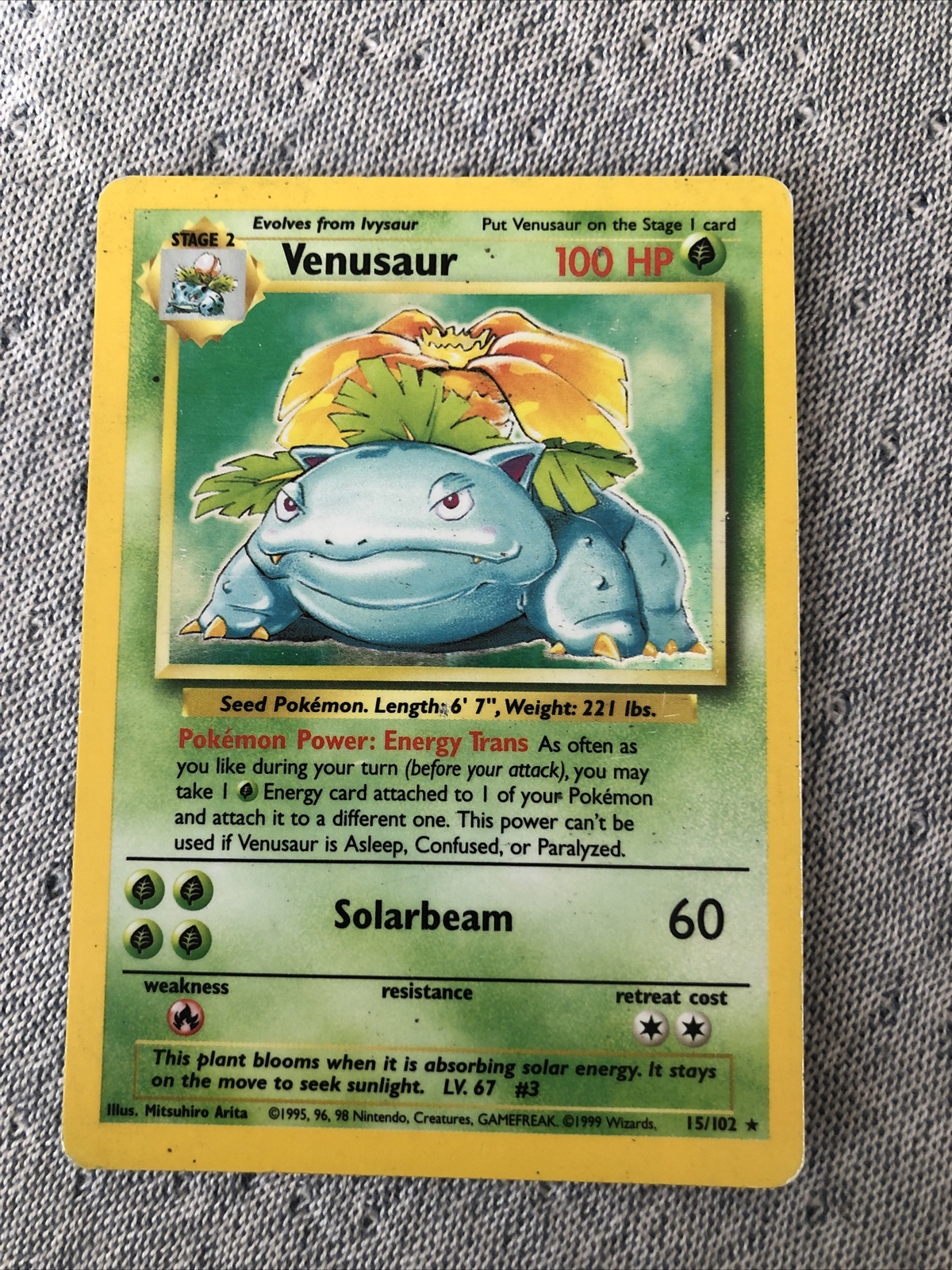 Pokémon TCG Venusaur Celebrations: Classic Collection 15/102 Holo Holo Rare  | eBay
