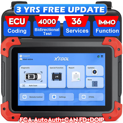 XTOOL D7 V2.0 Profi OBD2 Diagnosegerät Scanner ALLE System ECU Coding CAN FD FCA