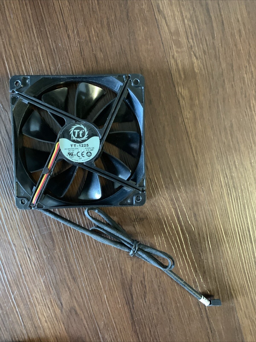 Thermaltake TT-1225 Quiet High Airflow Case Fan - Black | eBay