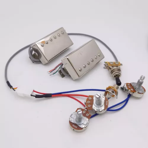 For Gibson Guitar Pickups BB1 BB2 Alnico II Humbucker 2V1T Harness 4-wire Set