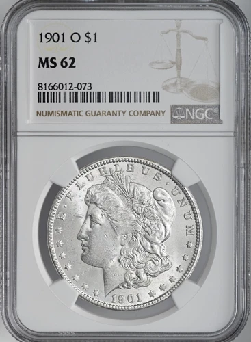 1901-O  $1  MORGAN SILVER DOLLAR  MINT STATE NGC MS62 #8166012-073 (VAM-20 /1A)