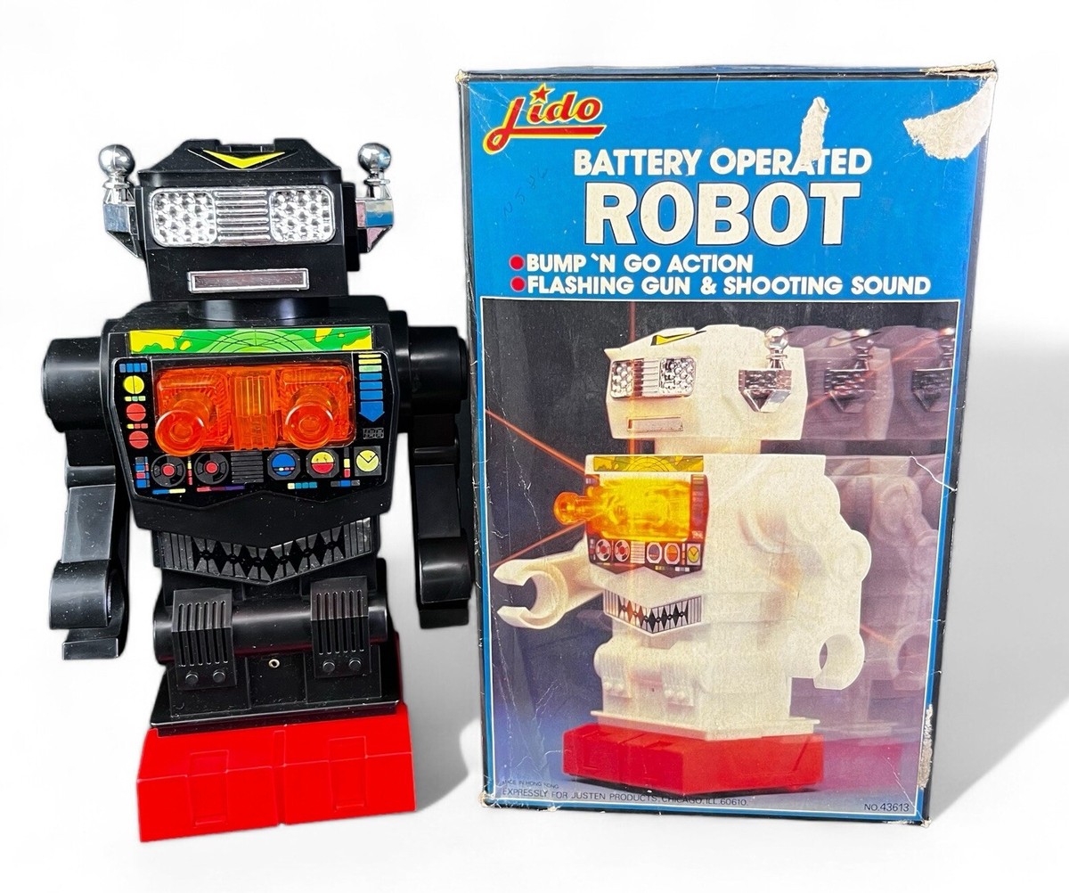   Ildpot イルドポッド vintage Vintage Lido 43613 Battery Operated Robot Original Box | eBay