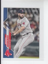 2020 Topps Mini BRANDON WORKMAN Blue /10 Red Sox #498