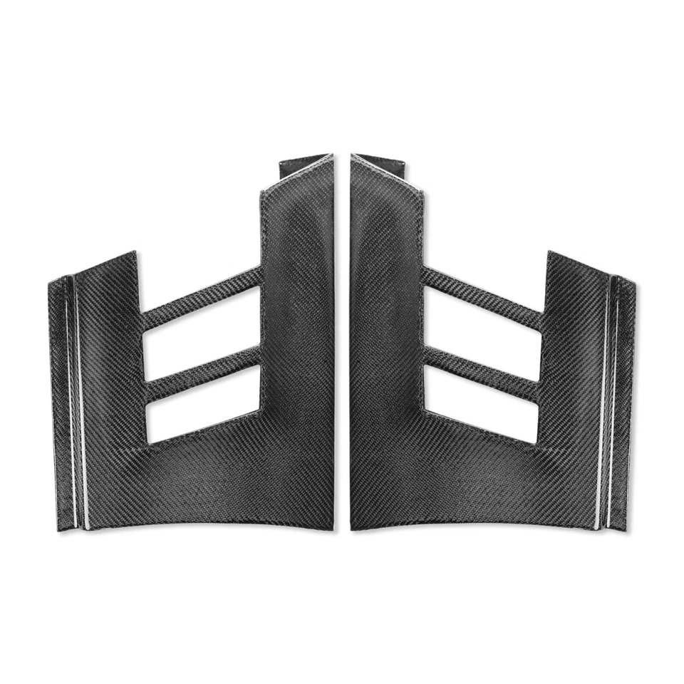 Дополнительные удлинители крышки переднего крыла для Toyota Supra 86 Nissan 350Z из углеродного волокна - Изображение 3 из 4