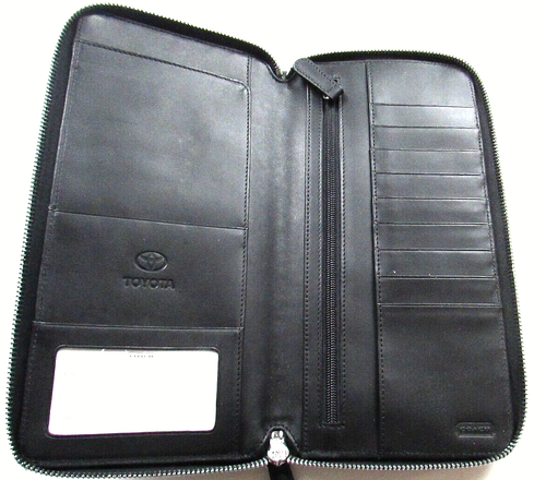 Coach Large Womens Credit Card Cash Coin Wallet Black Accents - Picture 2 of 9
