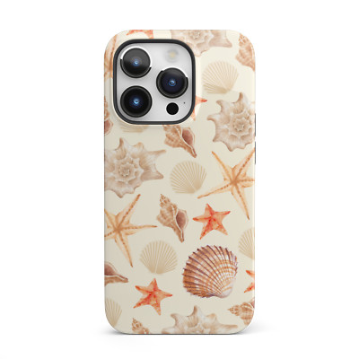 Seashells Tough iPhone Case For iPhone 15 Plus 14 Pro Max 12 13 Mini 11 Pro
