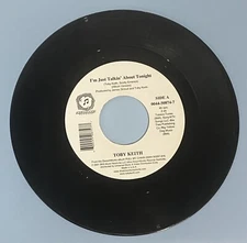 Toby Keith " I'm Just Talkin' About Tonight / I Wanna Talk About Me " 45 Vinyl