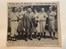 Honoring Joe McCarthy Casey Stengel Bob Shawkey Yankees 1951 Baseball 8X7 Panel