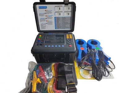 Digital 3 Phase Power Quality Analyzer 4 PCS Circle Current Clamp 1.0A-1000A