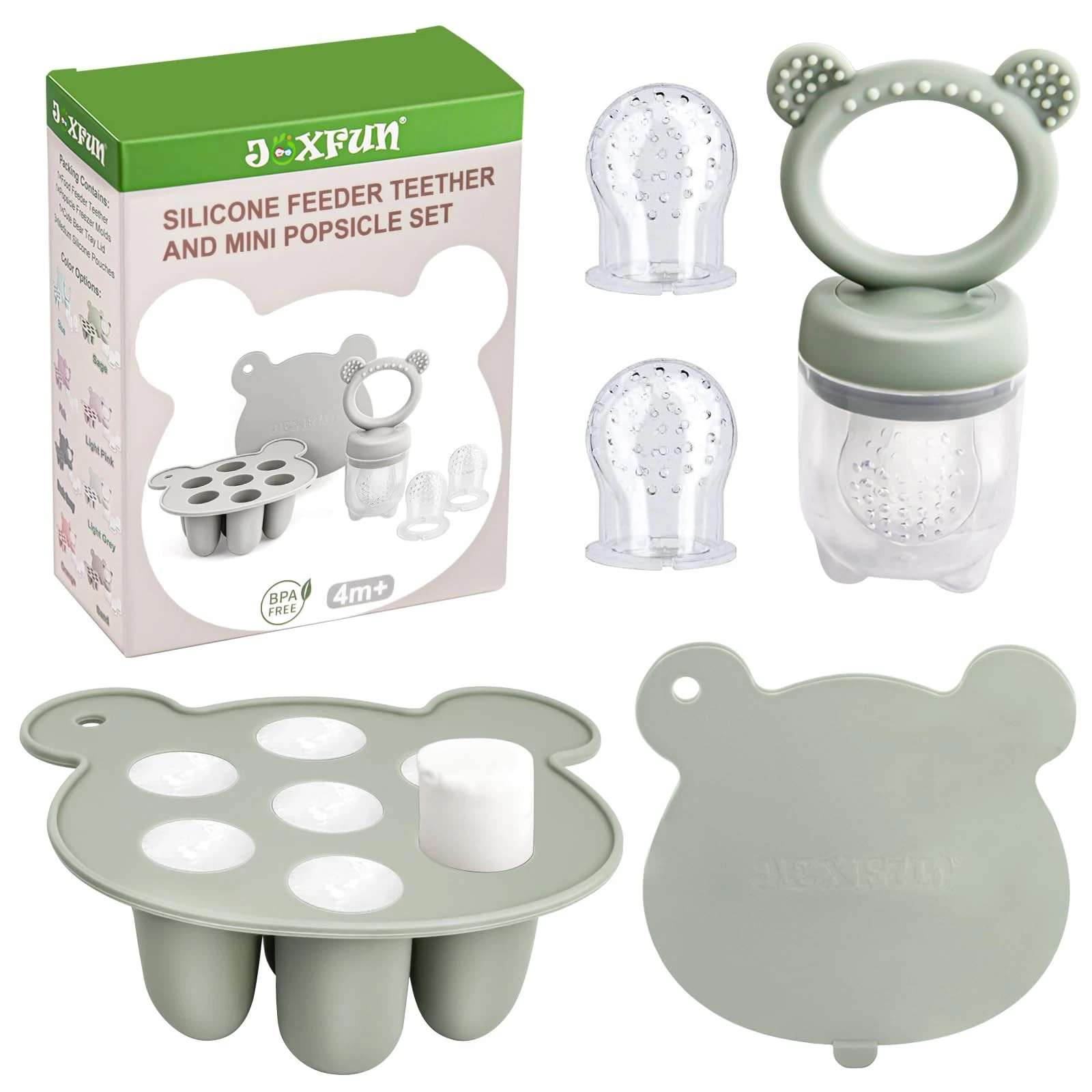 Fruit Teat Baby Ages 6 Months, Fruit Soother for Babies with Silicones Baby Food...