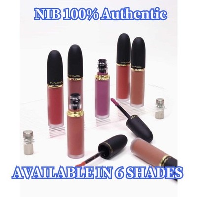 MAC Cosmetics Authentic  Lip & Cheek Matte Liquid Mousse 0.17 oz 6 shades