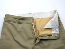 Vtg 70s 80s L.L. Bean Mens 31 x 28 Chamois Cloth Lined Chino Pants USA Made Nice