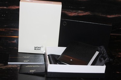 Montblanc Nightflight 4cc Wallet mit Münzfach Neu in OVP, Mont Blanc Id. 113152