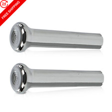 Cheda Car Door Lock Knobs Compatible With Gm 1971-1988 Chrome Ribbed Silver Cheda Car Door Lock Knobs Compatible With Gm 1971-1988 Chrome Ribbed Silver
