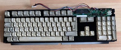 MITSUMI Keyboard For AMIGA 500/A500+ Green Yellow Tested