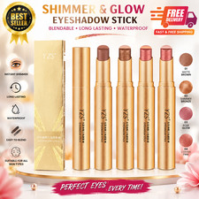3 Gradient Colors in 1 Eyeshadow Stick, Long Lasting Creamy Glitter Eye Shadow