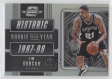 2018 Panini Contenders Optic Historic Rookies of the Year Tim Duncan #8 HOF 0q5