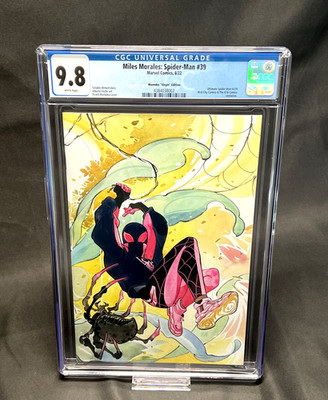 CGC 9.8 Miles Morales: Spider-Man #39 Peach Momoko Variant Virgin Comic