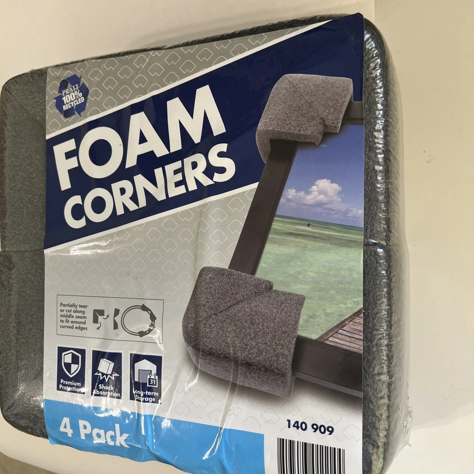 Pratt Specialties Foam Corner Protectors Pictures Mirror Frames 4-Pack - Image 2 of 3