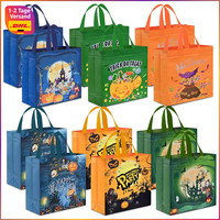 Halloween GeschenktüTe 12 StüCk Wiederverwendbar Non-Woven 20X20X8Cm Kinderparty
