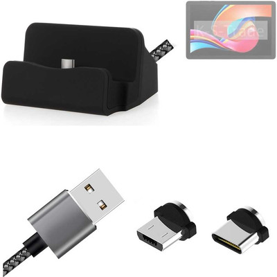 Docking Station für TCL Tab 10L Gen 2 + USB-Typ C und Micro-USB-Anschluss