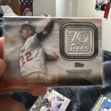2021 Topps Update Series Jim Palmer Baltimore Orioles 70th Anniversary Patch