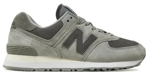 New Balance 574 NB Black Cement Slate Grey Men Unisex Casual  display picture 2